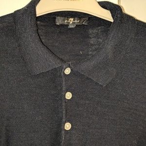 Mens 7 for all mankind polo m